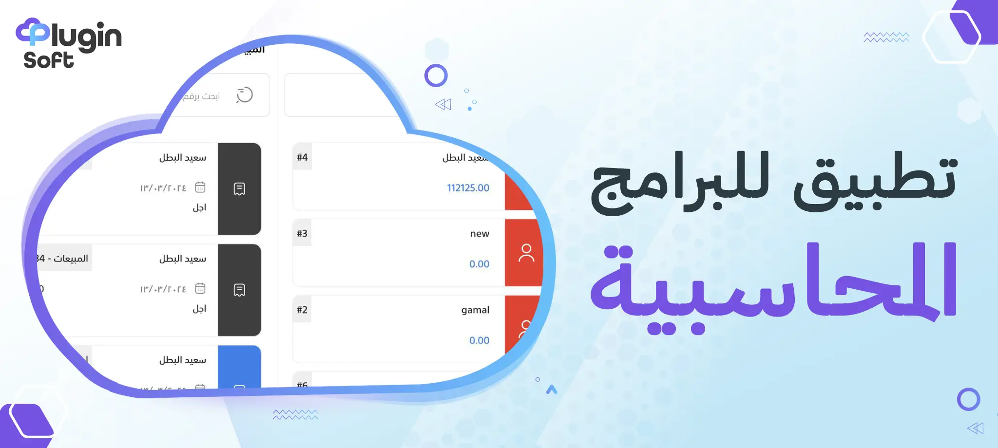 تطبيق للبرامج المحاسبية
