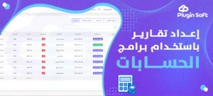 إعداد تقارير باستخدام برامج الحسابات