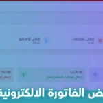 نموذج تفويض الفاتورة الإلكترونية