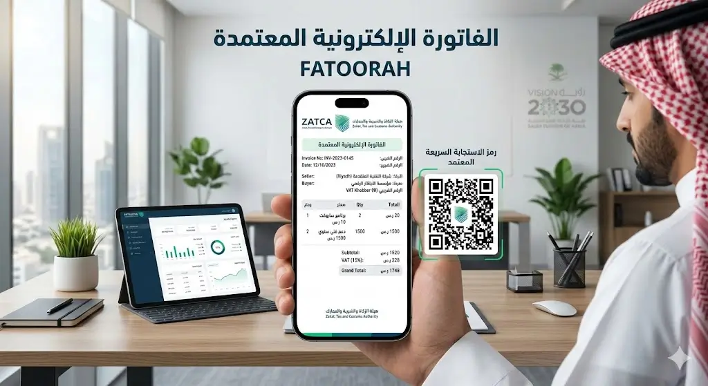 الفاتورة الالكترونية المعتمدة في السعودية