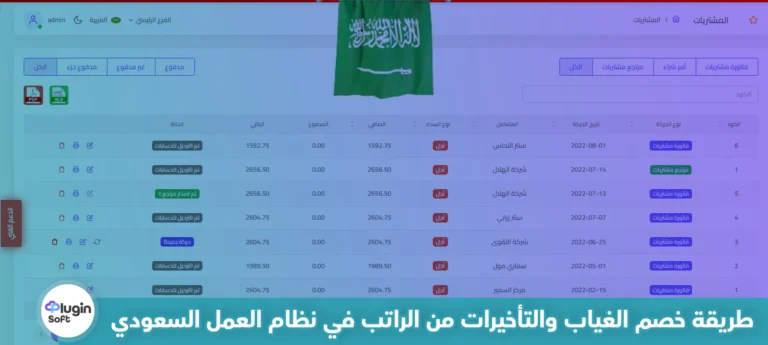 طريقة خصم الغياب والتأخيرات من الراتب في نظام العمل السعودي