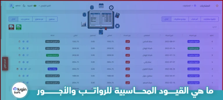 ما هي القيود المحاسبية للرواتب والأجور