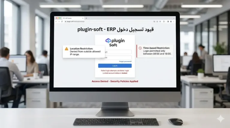 أفضل طريقة لتنفيذ قيود تسجيل دخول داخل برنامج ERP متوافق مع ZATCA
