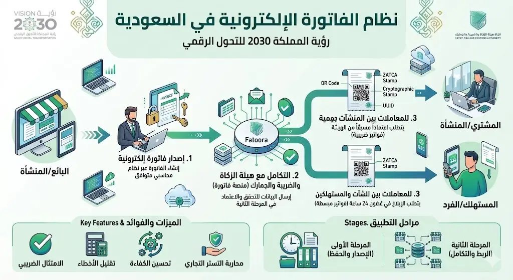 ما هو نظام الفاتورة الإلكترونية في السعودية