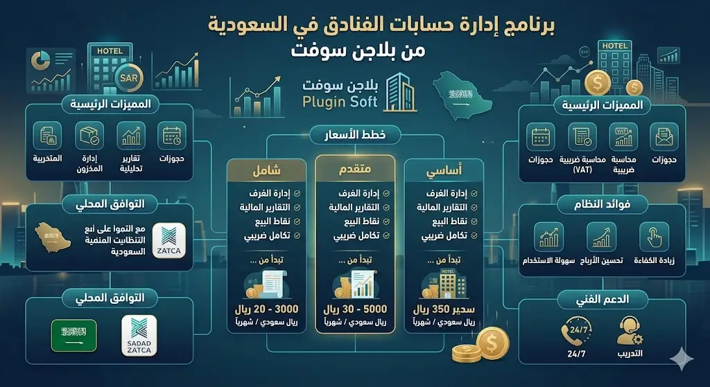 سعر برنامج إدارة حسابات الفنادق في السعودية: دليلك الشامل لعام 2026