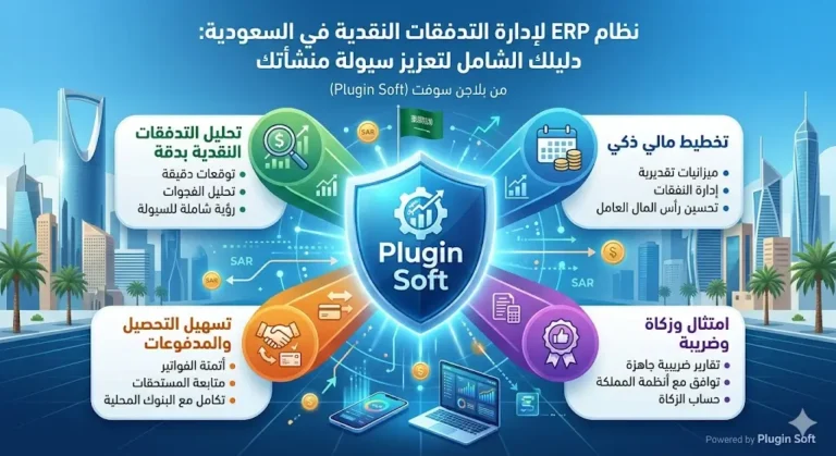 نظام ERP لإدارة التدفقات النقدية في السعودية: دليلك الشامل لتعزيز سيولة منشأتك