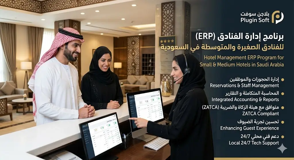 برنامج ERP للفنادق الصغيرة والمتوسطة في السعودية|بدأً 1000رس
