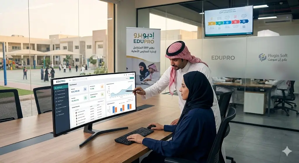 برنامج إدارة حسابات المدارس الأهلية في السعودية | EDUPRO نظام ERP المتكامل