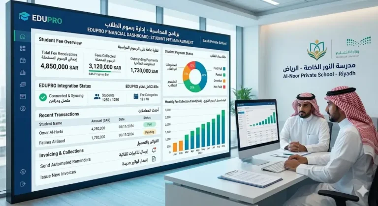 برنامج محاسبة لإدارة رسوم الطلاب في السعودية
