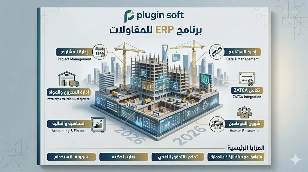 برنامج ERP للمقاولات في السعودية