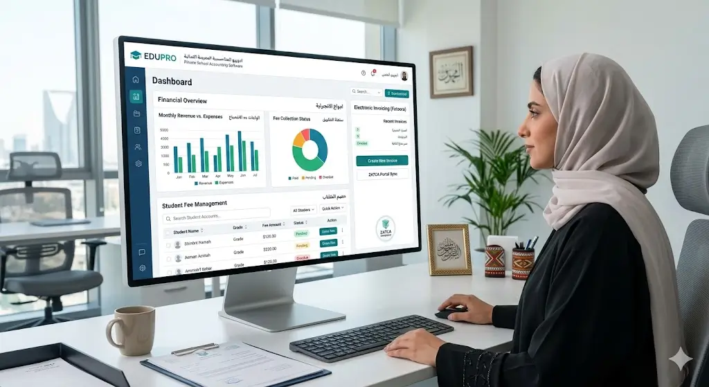 أفضل برنامج حسابات مدارس خاصة في السعودية EDUPRO