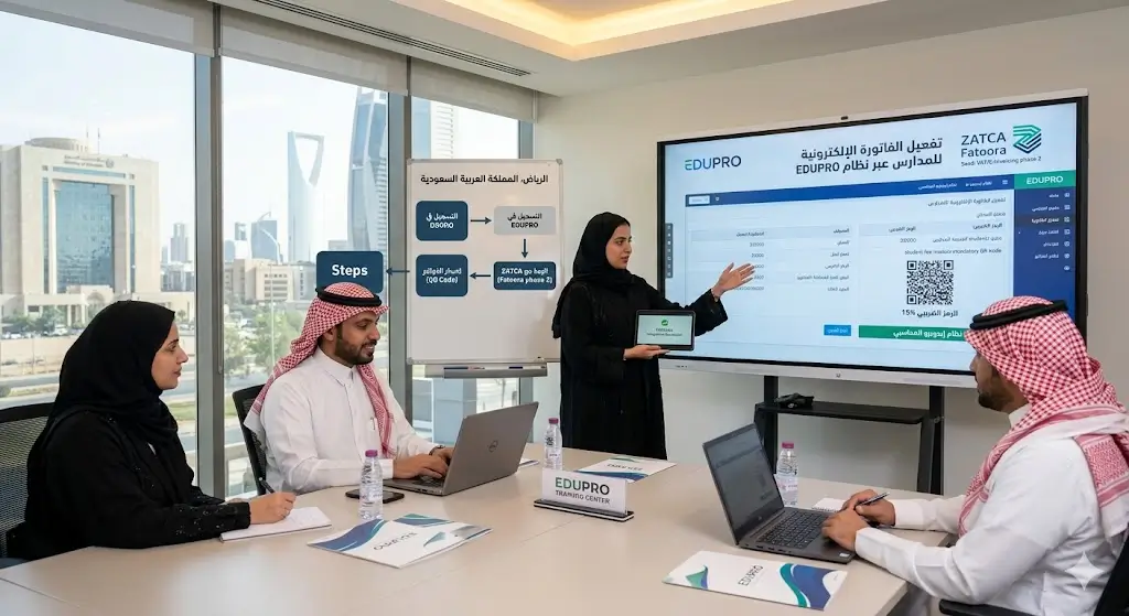 كيفية تفعيل الفاتورة الإلكترونية للمدارس عبر نظام EDUPRO ؟