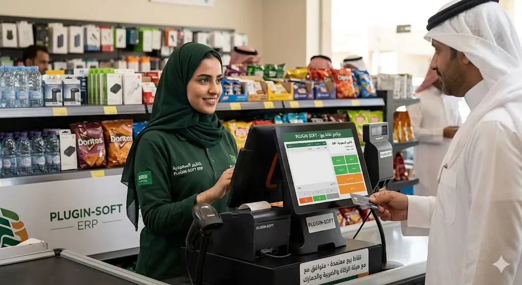 بلاجن سوفت برنامج محاسبي سحابي برنامج نقاط بيع كاشير في السعودية ERP ذكي