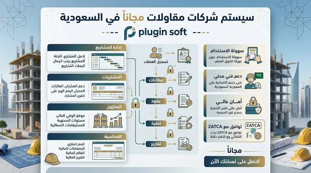 سيستم شركات مقاولات مجانا في السعودية