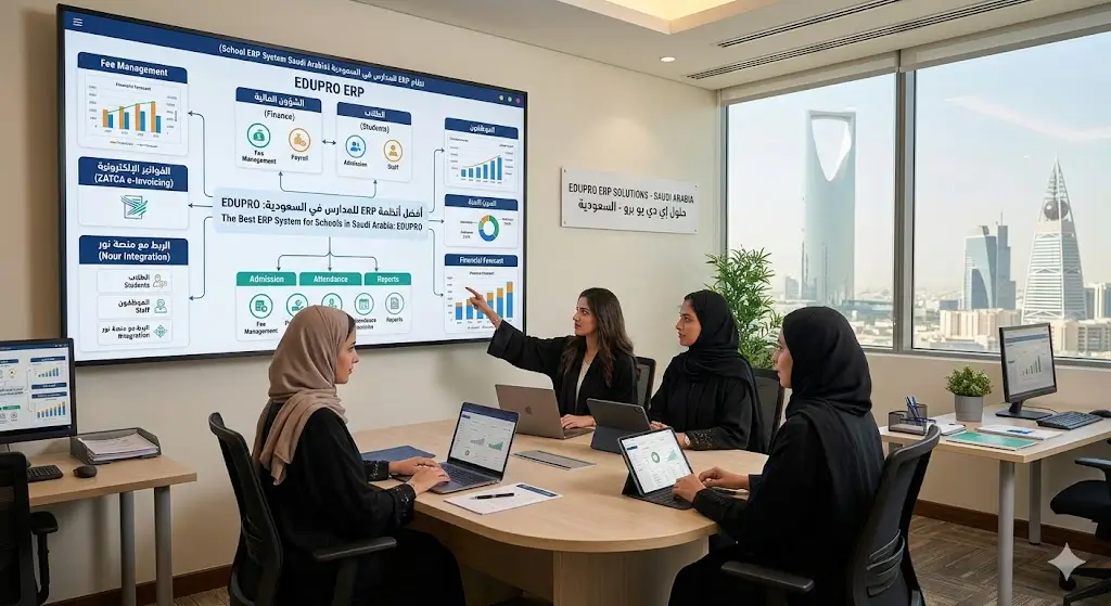 أفضل أنظمة ERP للمدارس في السعودية
