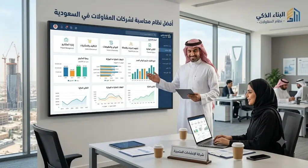 أفضل نظام محاسبة لـشركات المقاولات في السعودية