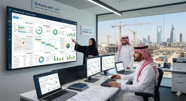 نظام ERP للمقاولات وكيف يرفع أرباح شركتك بالسعودية