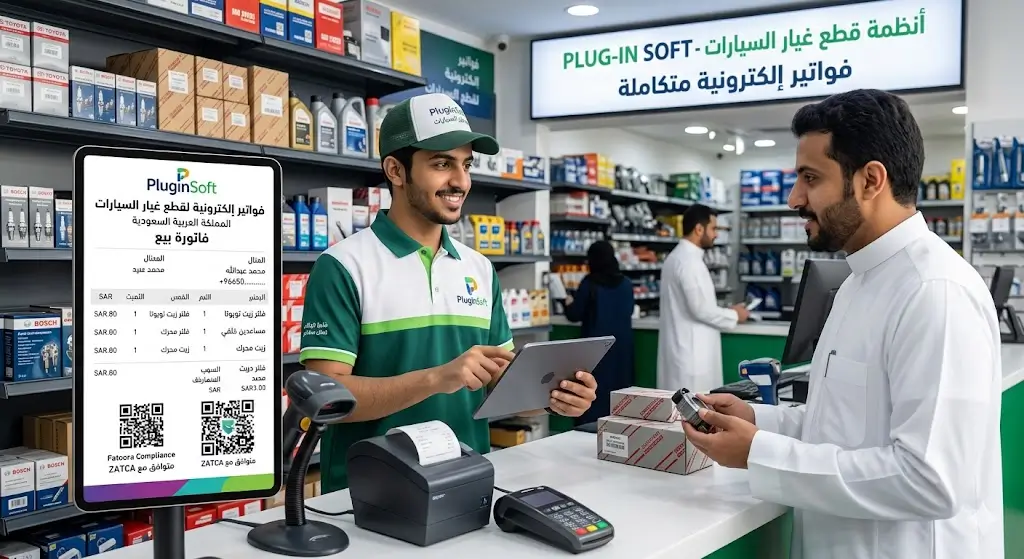 أفضل برنامج فاتورة إلكترونية لـمتاجر قطع غيار السيارات في السعودية