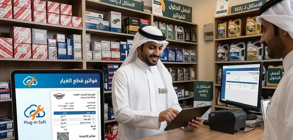 برنامج فاتورة إلكترونية لـمتاجر قطع غيار السيارات في السعودية