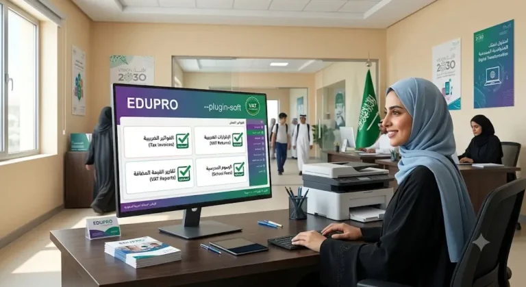 برنامج مدارس متوافق مع الضريبة المضافة بالسعودية