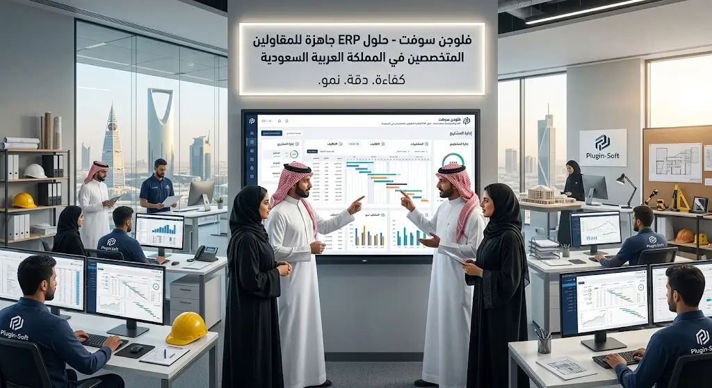 حلول ERP الجاهزة للمقاولين المتخصصين في السعودية | بلاجن