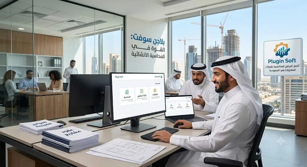 بلاجن سوفت برنامج محاسبي سحابي أفضل البرامج المحاسبية لشركات المقاولات في السعودية