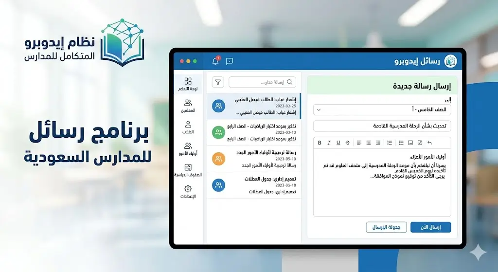 افضل برنامج رسائل للمدارس السعودية