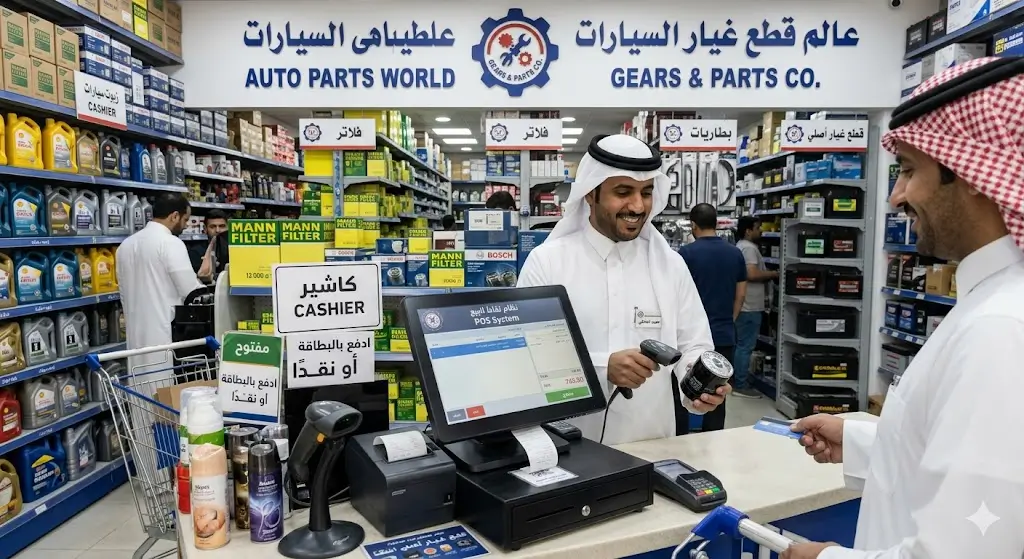 بلاجن سوفت برنامج محاسبي سحابي أفضل برنامج pos/كاشير لـمتاجر قطع غيار السيارات في السعودية