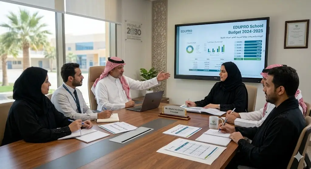 إدارة ميزانية المدرسة في السعودية