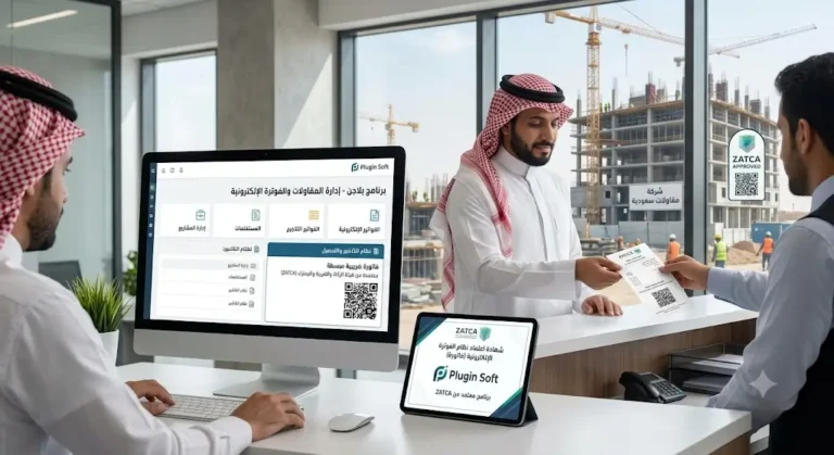 هل برنامج بلاجن معتمد كـ برنامج كاشير لشركات المقاولات في السعودية من هيئة الزكاة؟