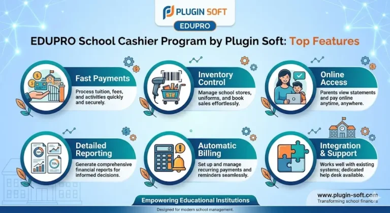 أهم مميزات برنامج كاشير للمدارس EDUPRO من بلاجن