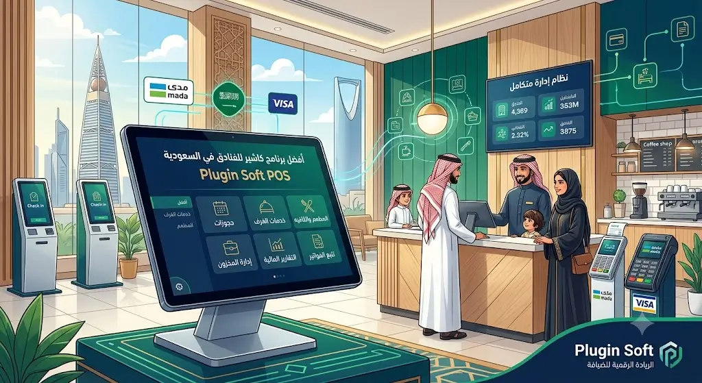 أفضل برنامج POS كاشير للفنادق في السعودية لإدارة الحجوزات