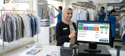 برنامج POS كاشير لـمراكز مراكز تنظيف وكي الملابس المغسلة