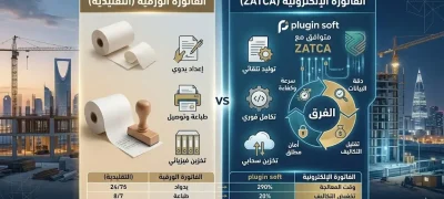 الفرق بين الفاتورة الإلكترونية والفاتورة الورقية في قطاع المقاولات
