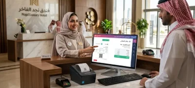 أفضل برنامج إدارة فنادق مع الفاتورة الإلكترونية في السعودية