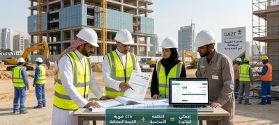 ضريبة القيمة المضافة على المقاولات في السعودية