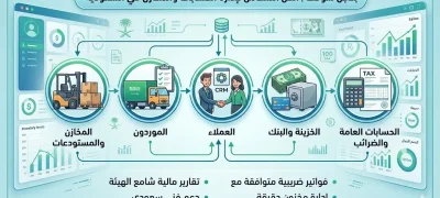 أفضل برنامج حسابات مخازن وموردين وعملاء وخزينة في السعودية