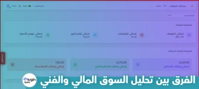 الفرق بين تحليل السوق المالي والفني