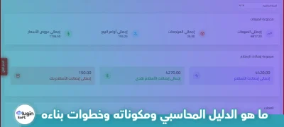 ما هو الدليل المحاسبي ومكوناته وخطوات بنائه